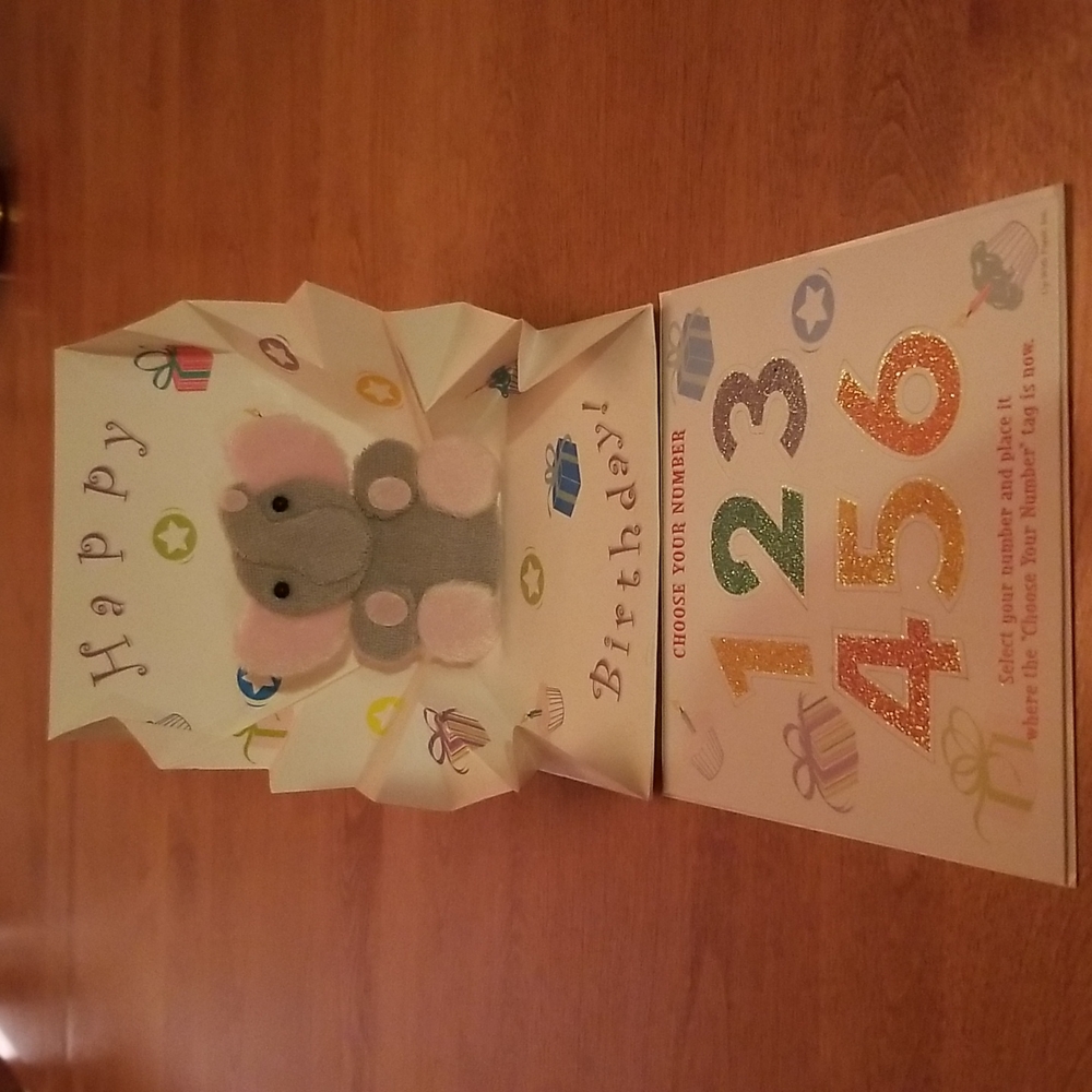 CHILDREN'S POP UP BIRTHDAY CARD CARD